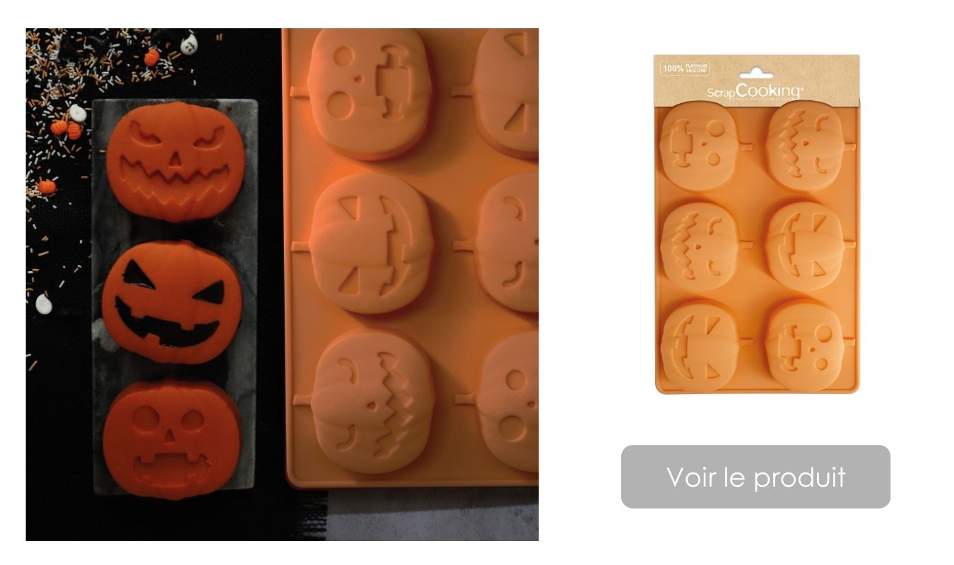 Recette Marbrés Citrouille Halloween - ScrapCooking